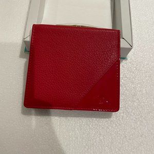 Red "Canary" Leather Wallet